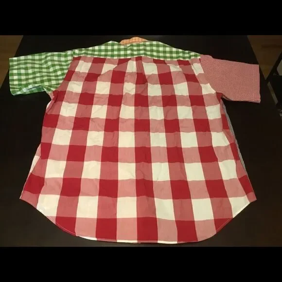 Vintage Tommy Hilfiger Button Up Multi Color Plaid - Picture 2 of 4